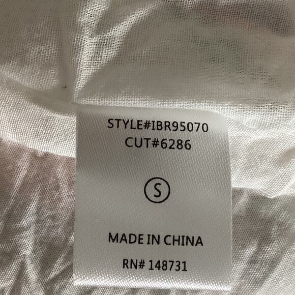 Blue Blush Tropical Print Jumpsuit Sleeveless Spaghetti Straps Cropped Wide Leg - Picture 9 of 15